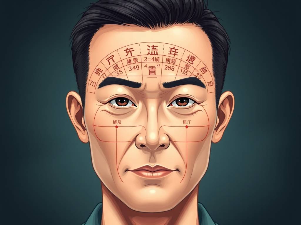 面相十二宫格解析图解男(面相十二宫格解析图解男士)