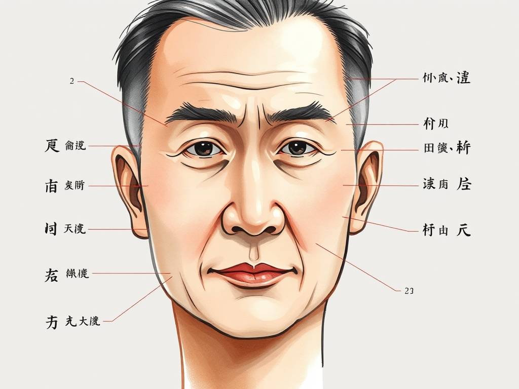 面相十二宫格解析图解男(面相十二宫格解析图解男士)