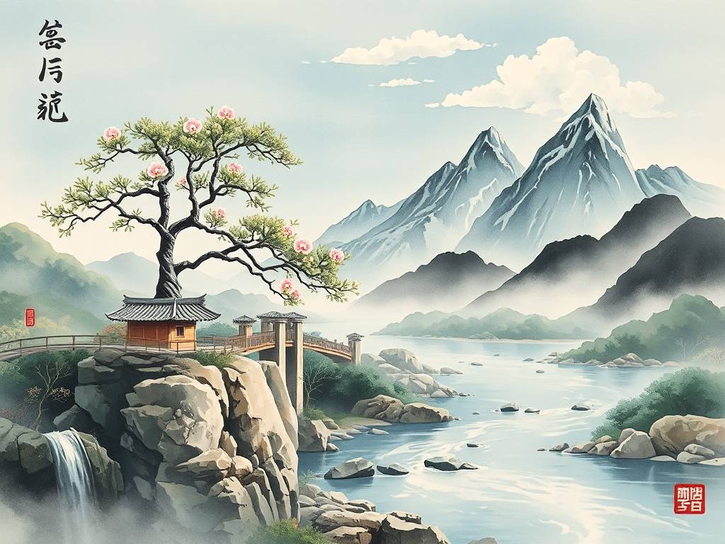 西墙挂什么画好风水招财