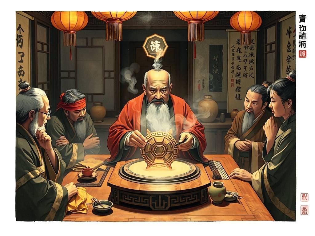 六爻占卜龟壳摇卦
