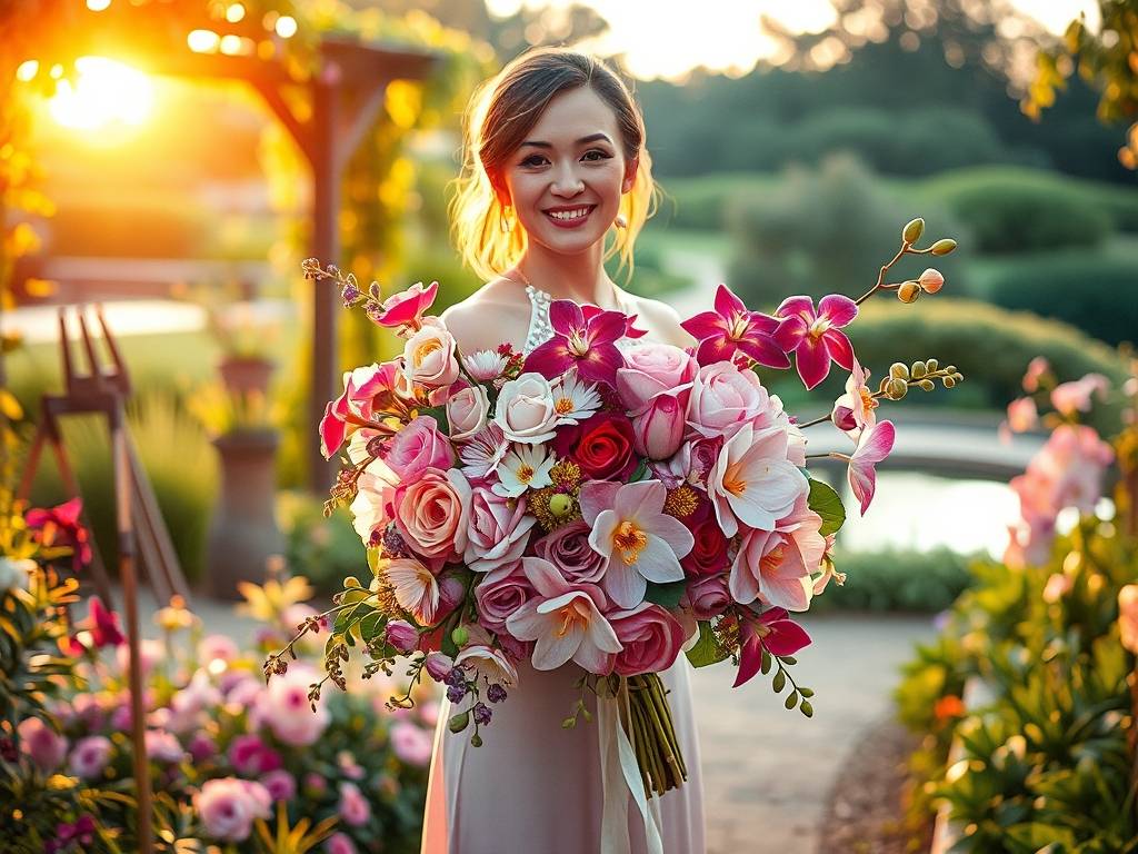 女士生日鲜花图片