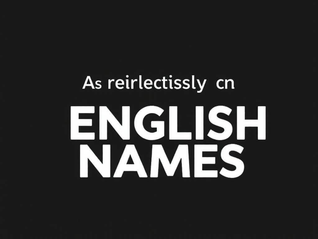 英文起名(英文起名有什么讲究)