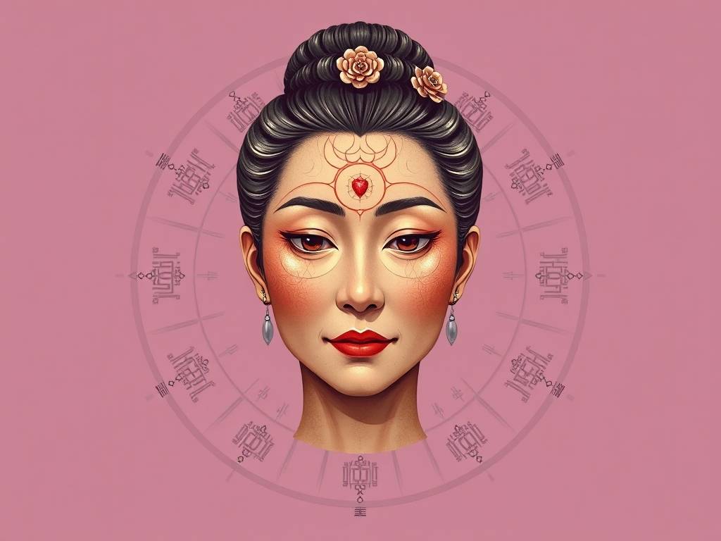 面相十二宫(面相十二宫位图)