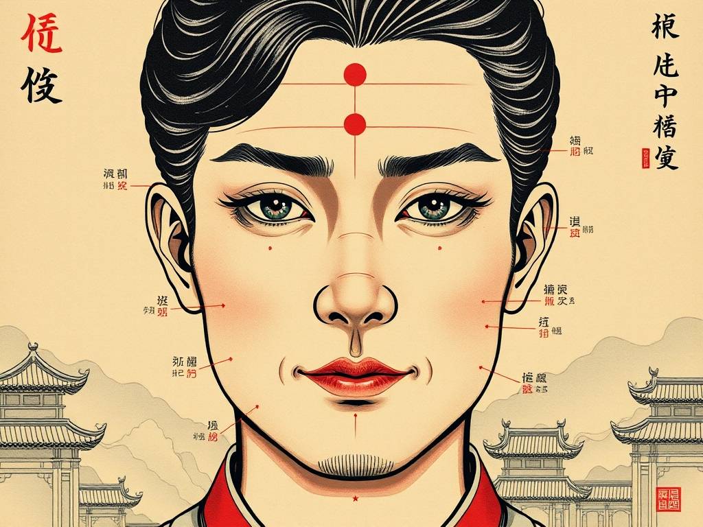 面相十二宫(面相十二宫位图)