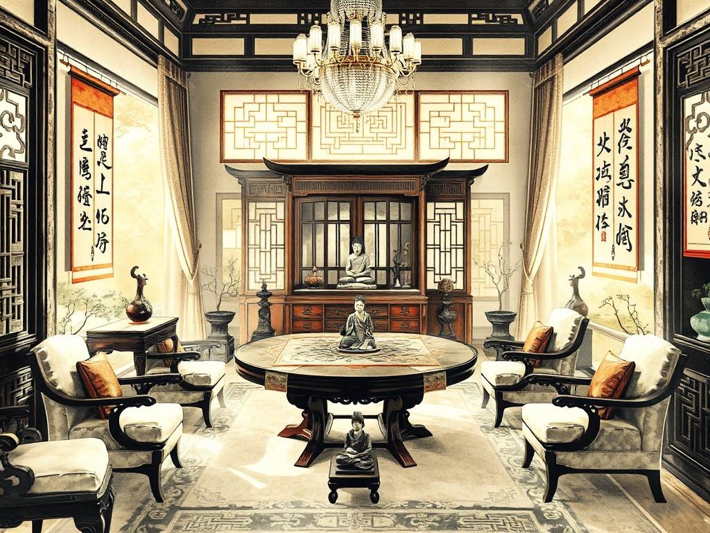 客厅风水(客厅风水画)