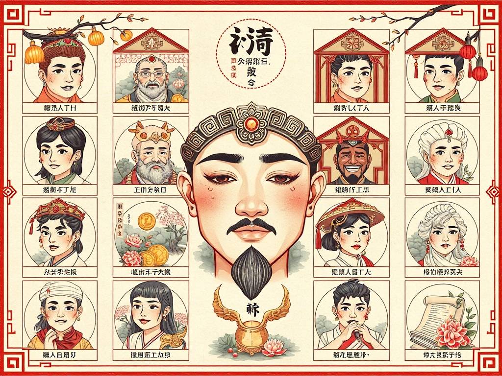 面相十二宫(面相十二宫图解讲解)