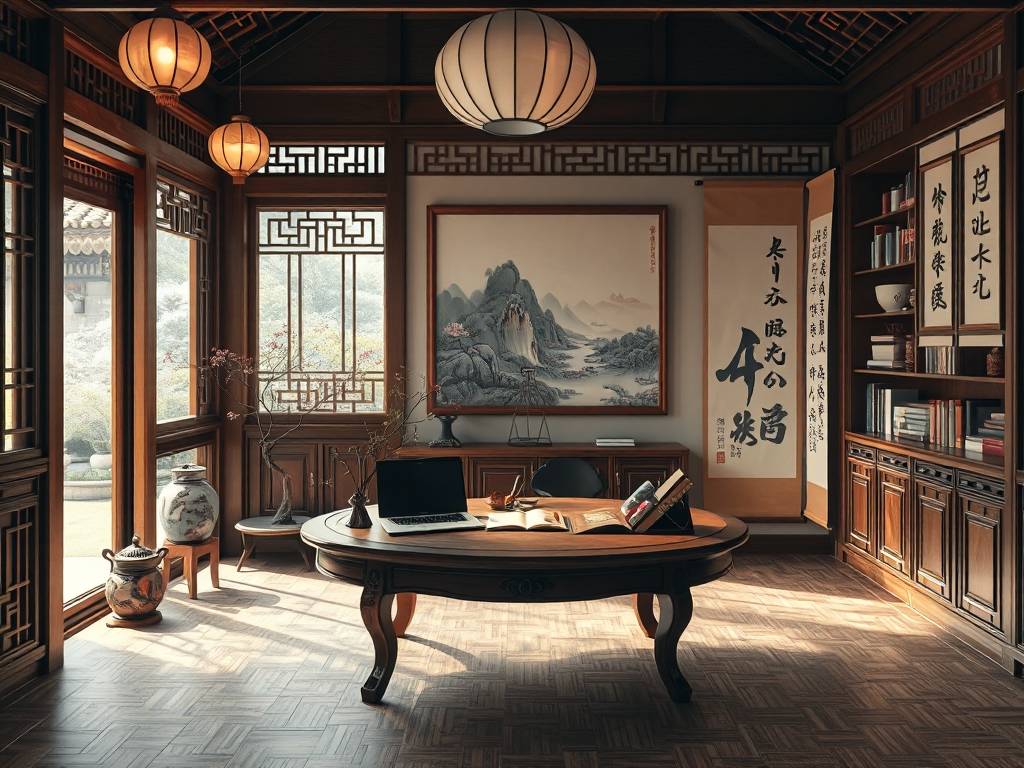 书房风水(书房风水布局图解)