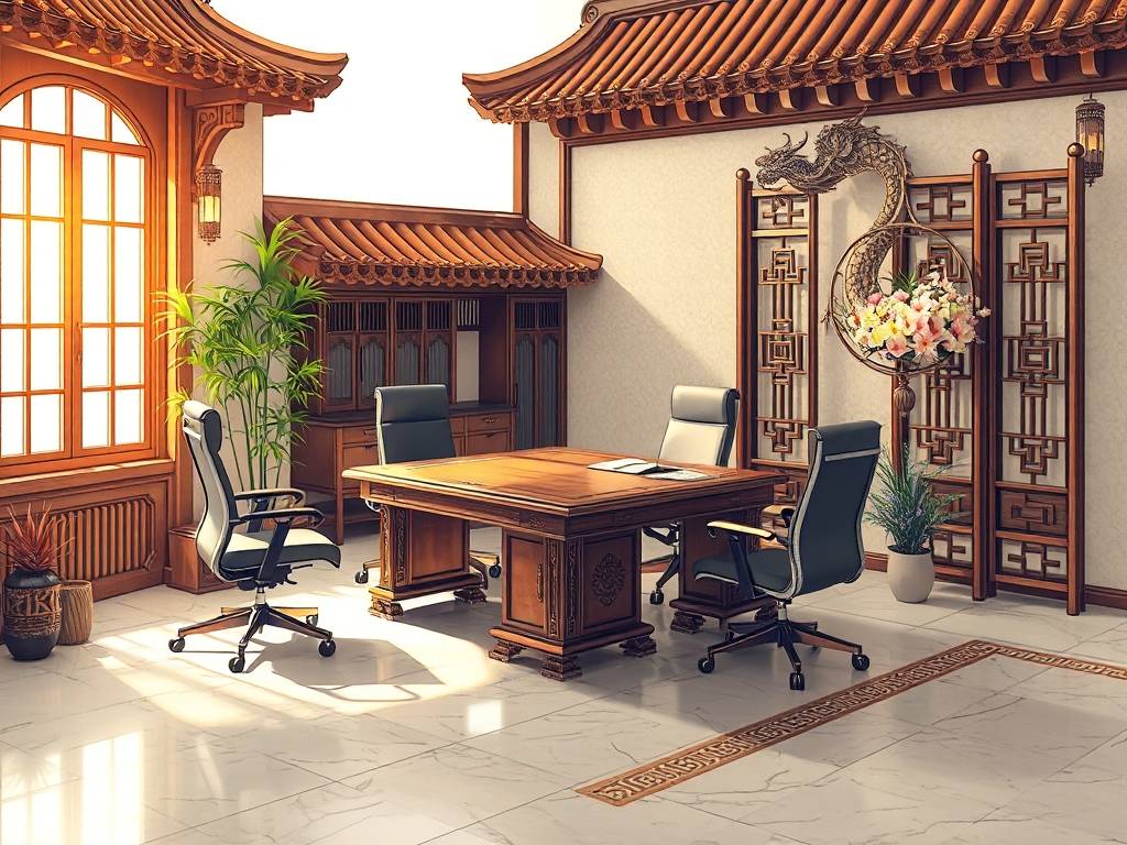 公司风水布局图解
