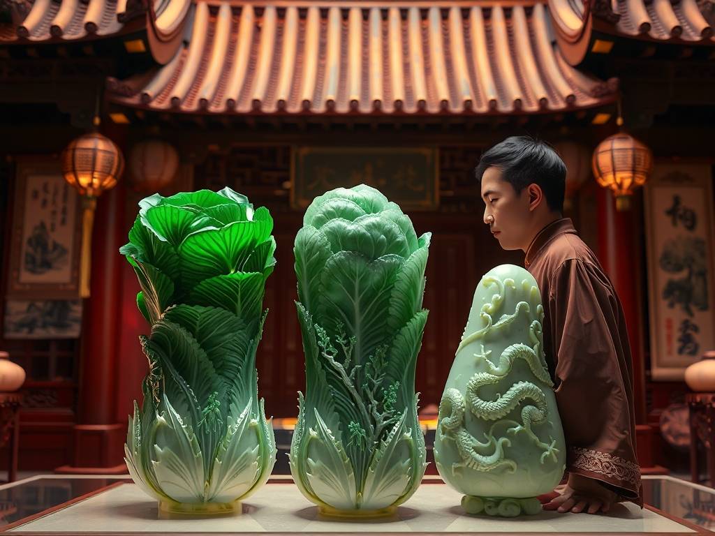 心理测试：你觉得哪只玉白菜最值钱？测你3年后会不会飞黄腾达