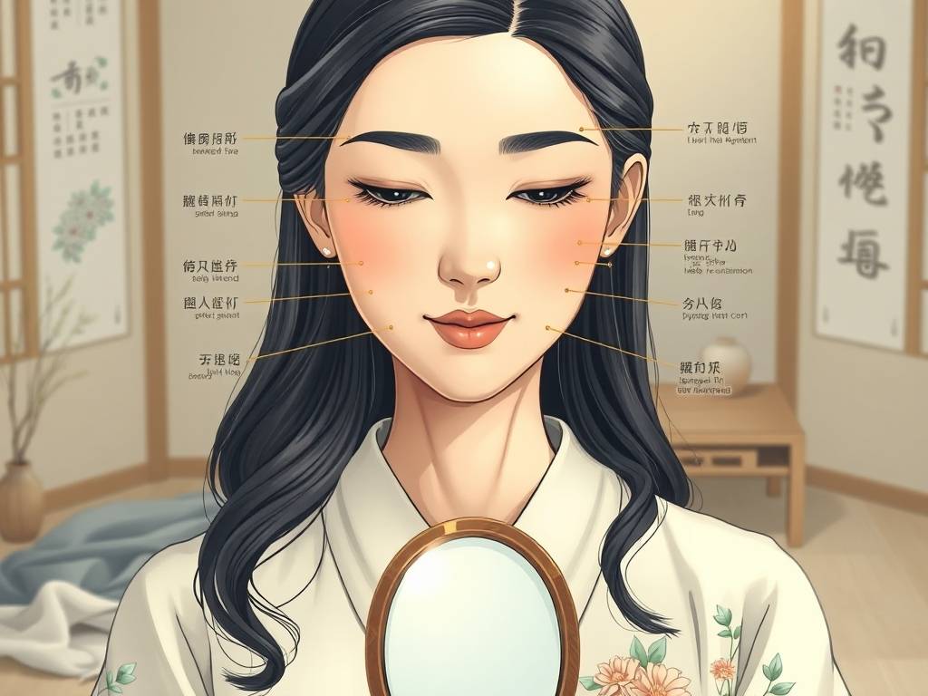 面部十二宫位图解及寓意