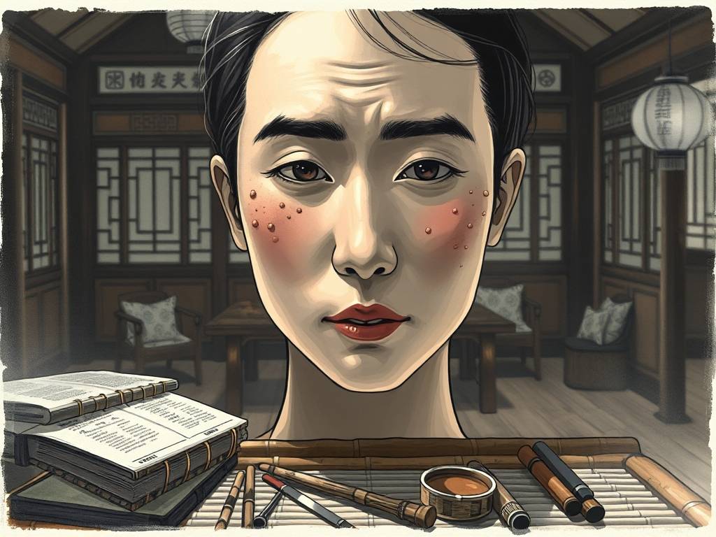 看面相知健康，痘痘位置与健康