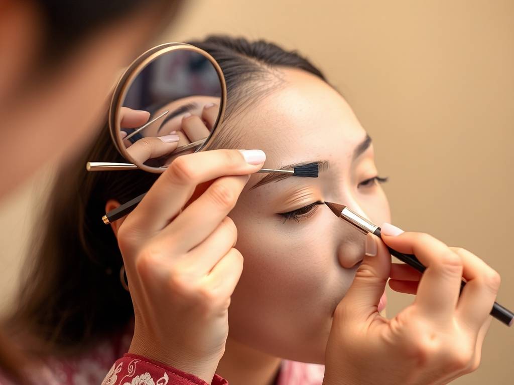 扫帚眉怎么修眉