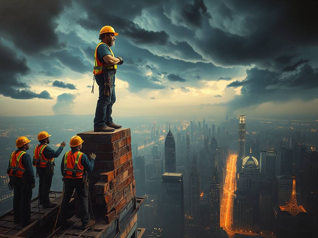 梦见建筑工人从高处摔下来