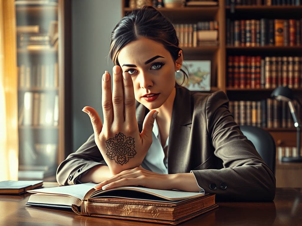 女人左手三奇纹手相 事业蒸蒸日上处理事务果断