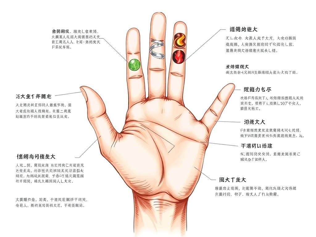 教你如何看手相图解 手指代表的五行解析