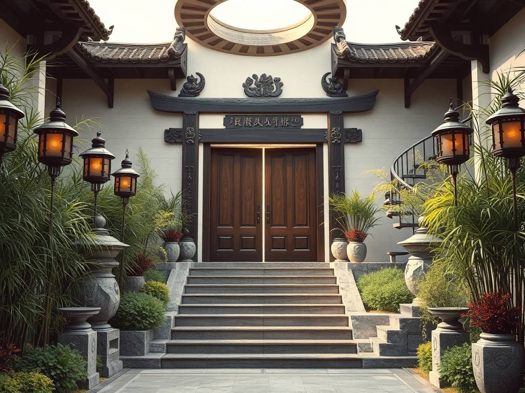 企业大门风水布局