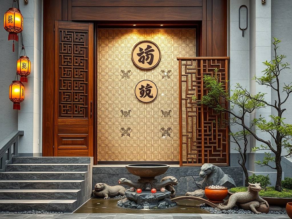 企业大门风水布局