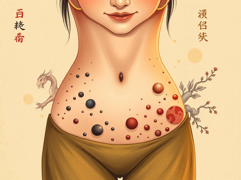 腰部痣相图解大全女 女人腰部有痣代表什么