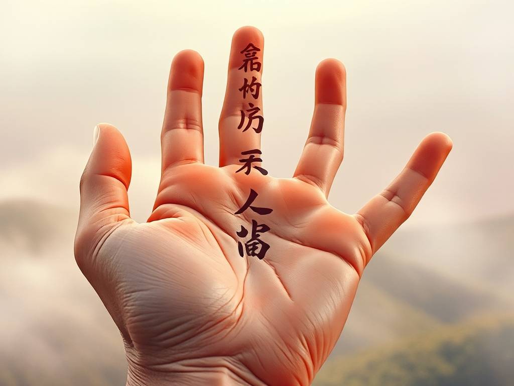 手相上升线爆发线开运线