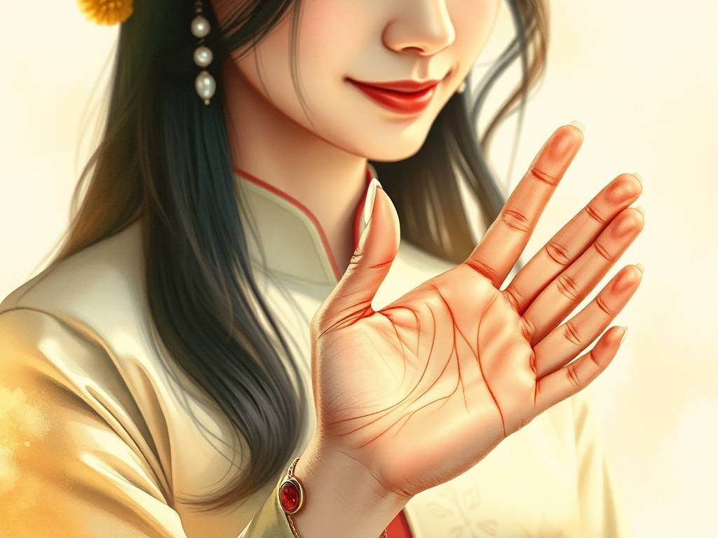 命里有钱人的女人手纹 好命的女人手相富贵