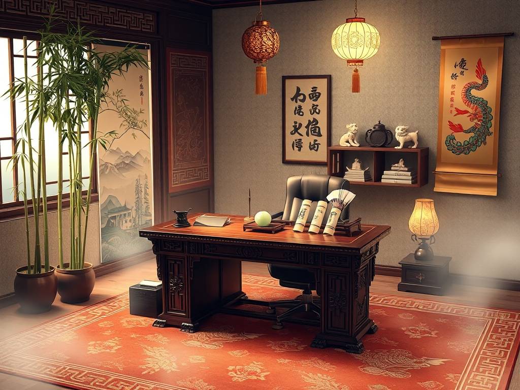公司风水画