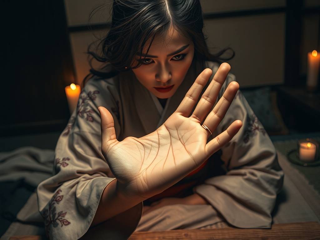 算命手相女看左(zuǒ)手右手