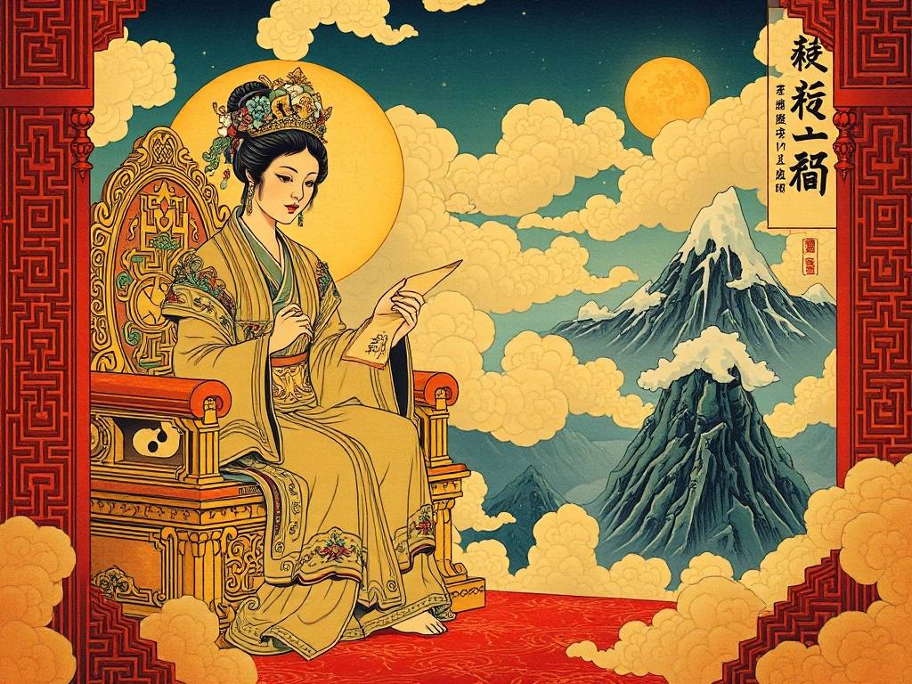 天后灵签1 妈祖灵签1解签:甲子属金利鞦(qiū) 宜其(qí)西方
