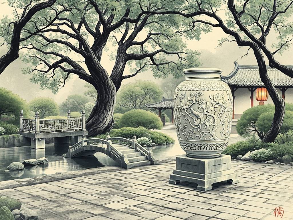 坛子放庭院风水