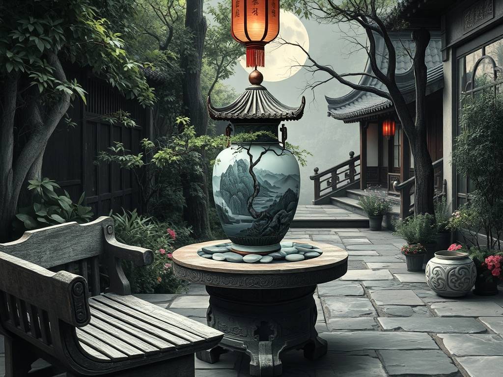 坛子放庭院风水