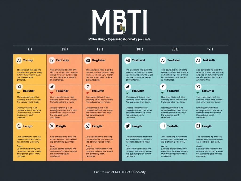 mbti性格测试表
