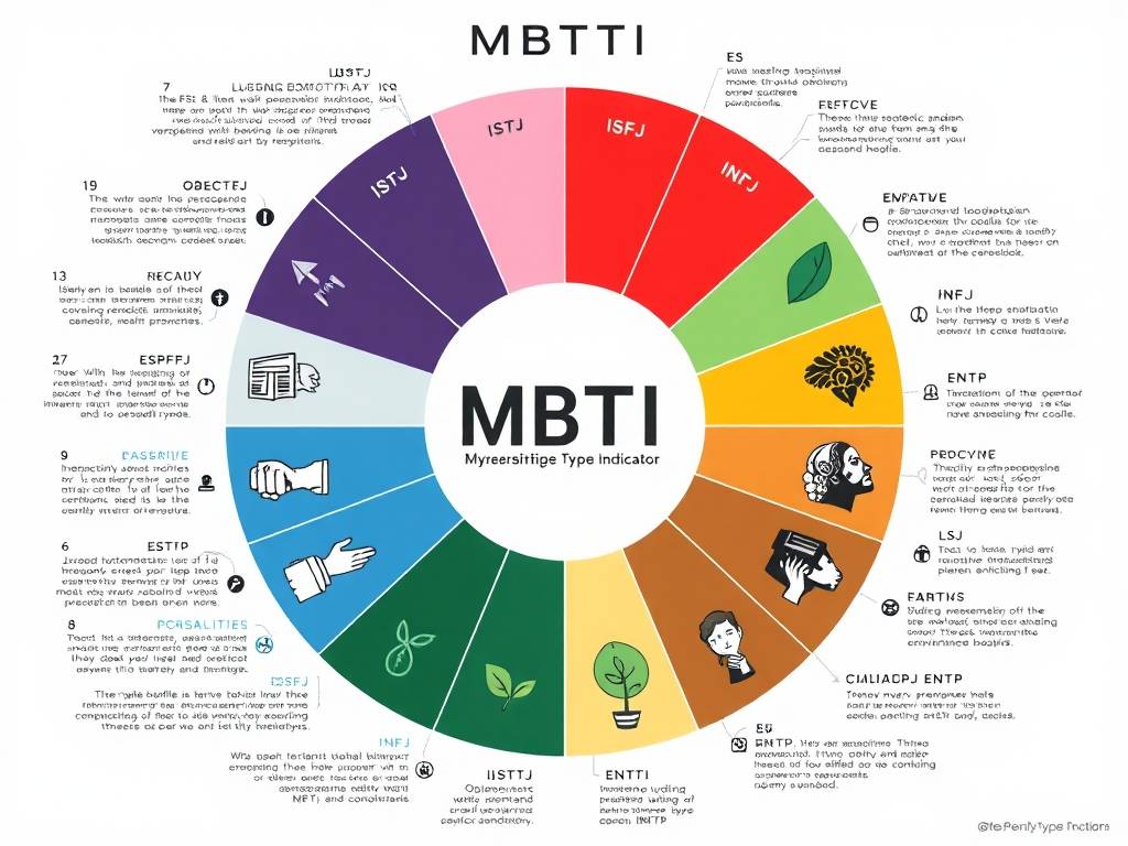 mbti职业性格测试图表
