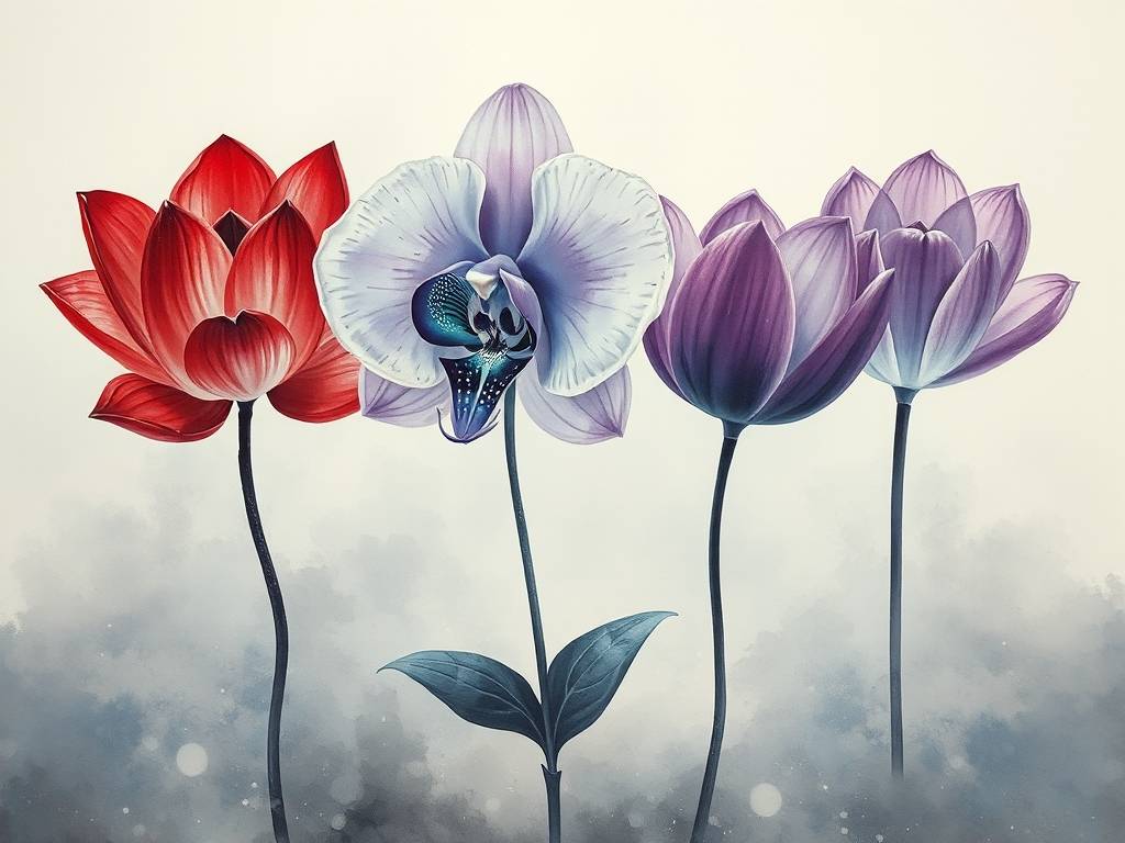 测试《花非花，雾非雾》四朵小花你是谁