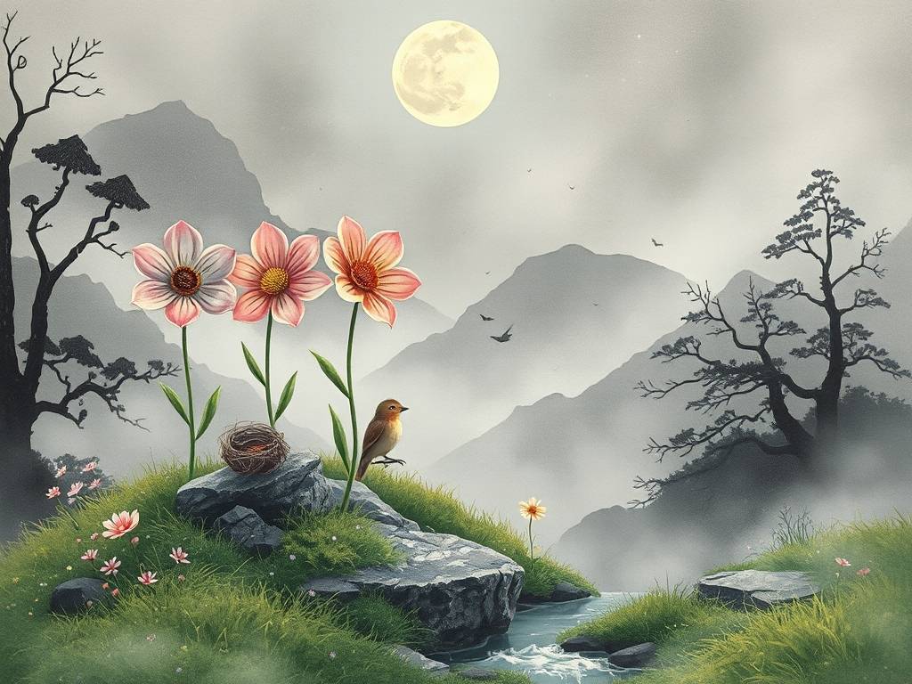 测试《花非花，雾非雾》四朵小花你是谁