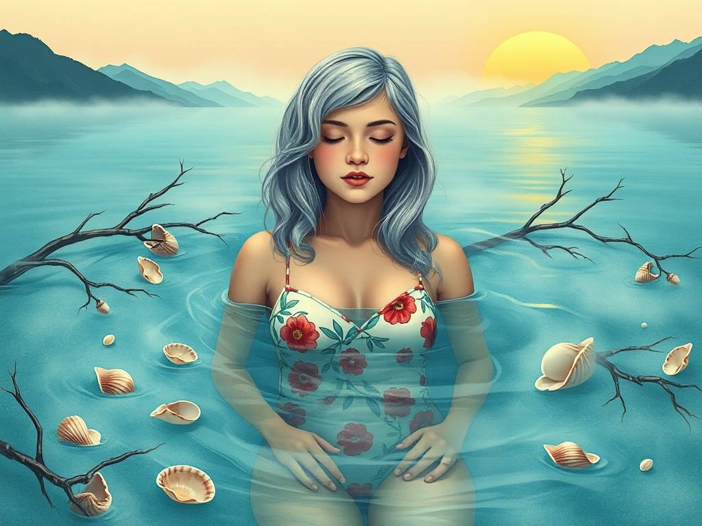 心理测试:哪个女孩真的(de)溺水了?测你的(de)第六感有多准!