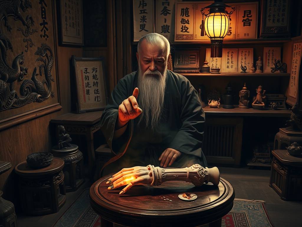 相术算命：命相故事之盲人摸骨
