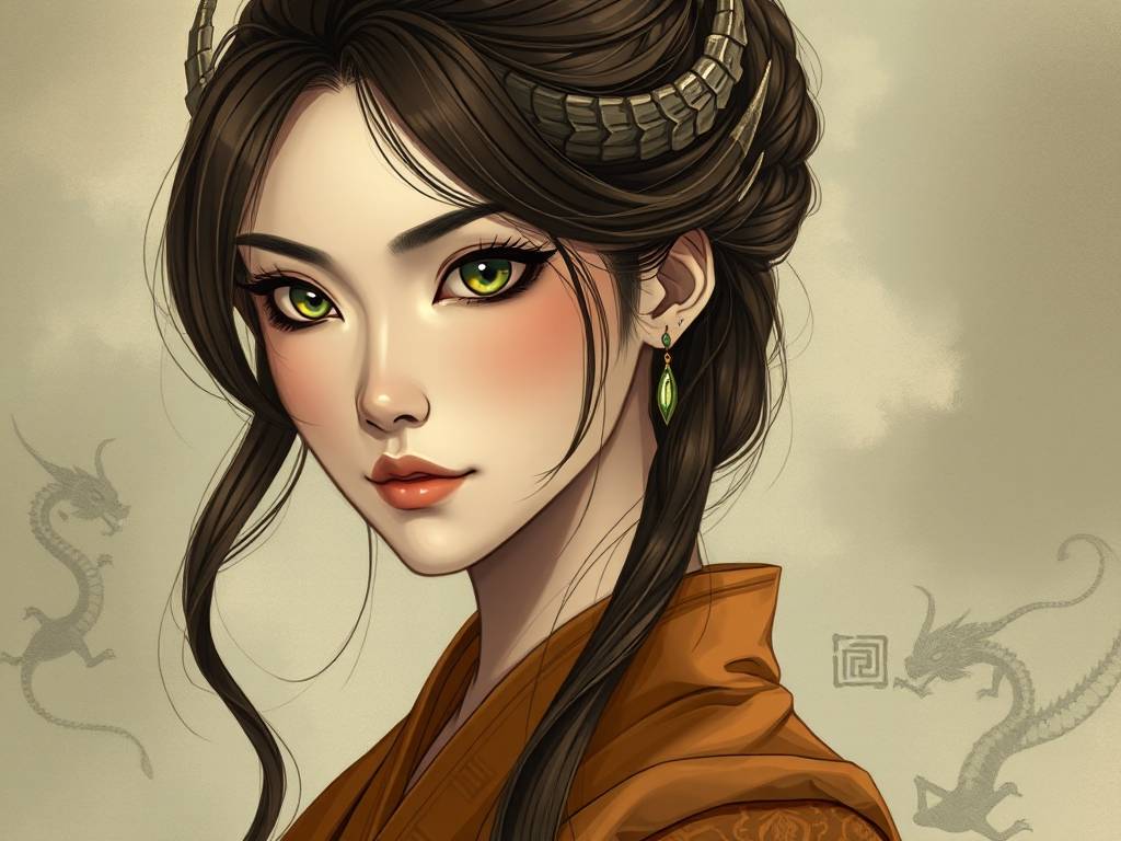 女人龙角骨面相图解