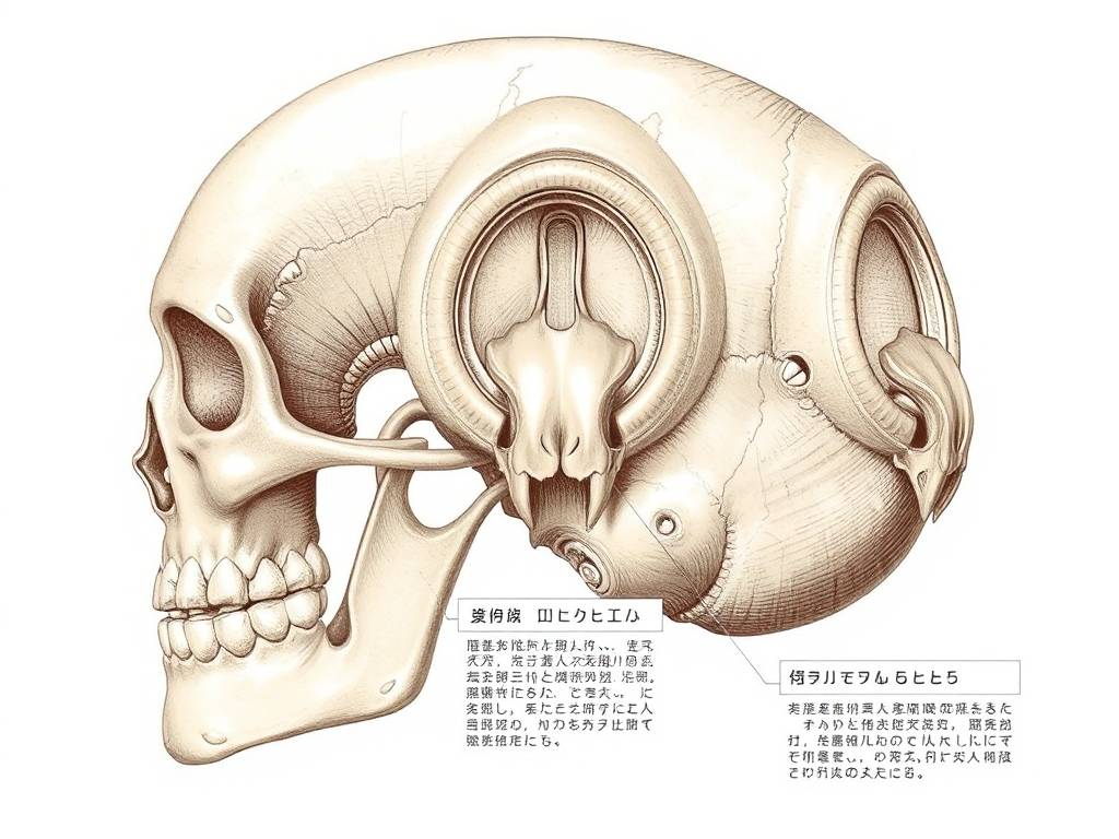 骨相学图解大全之五花驄枕骨