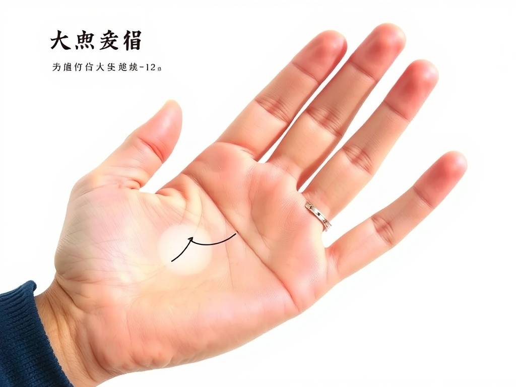 手相图解：旅行线 驿马纹