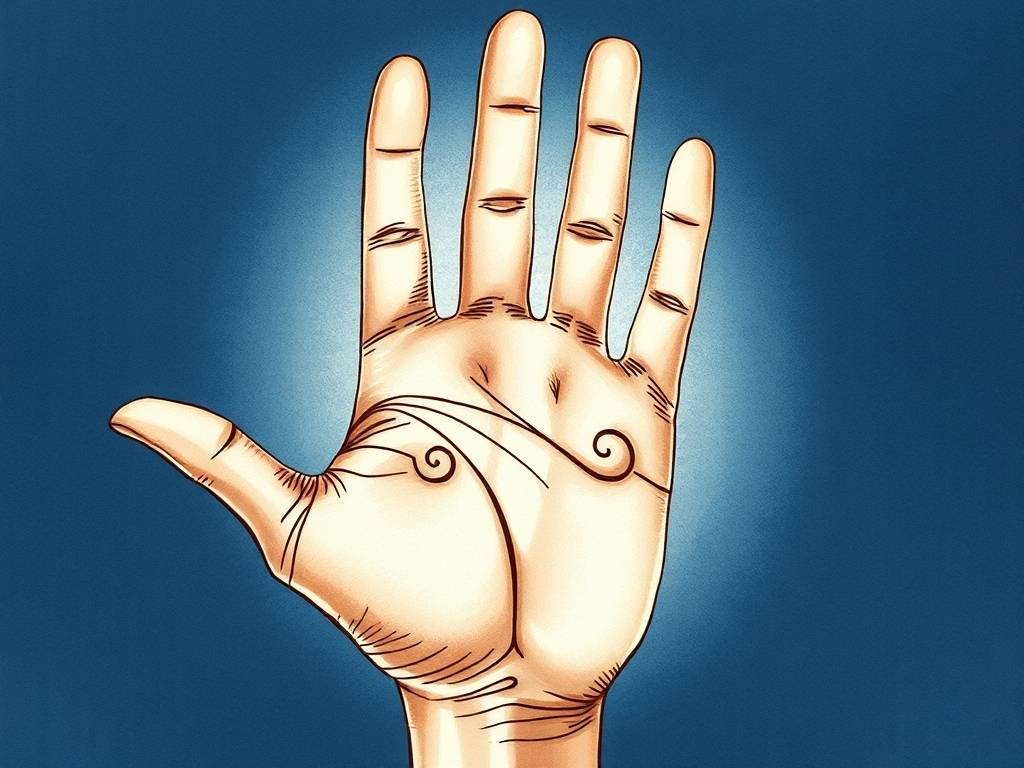 手相(xiāng)图解：纵欲线