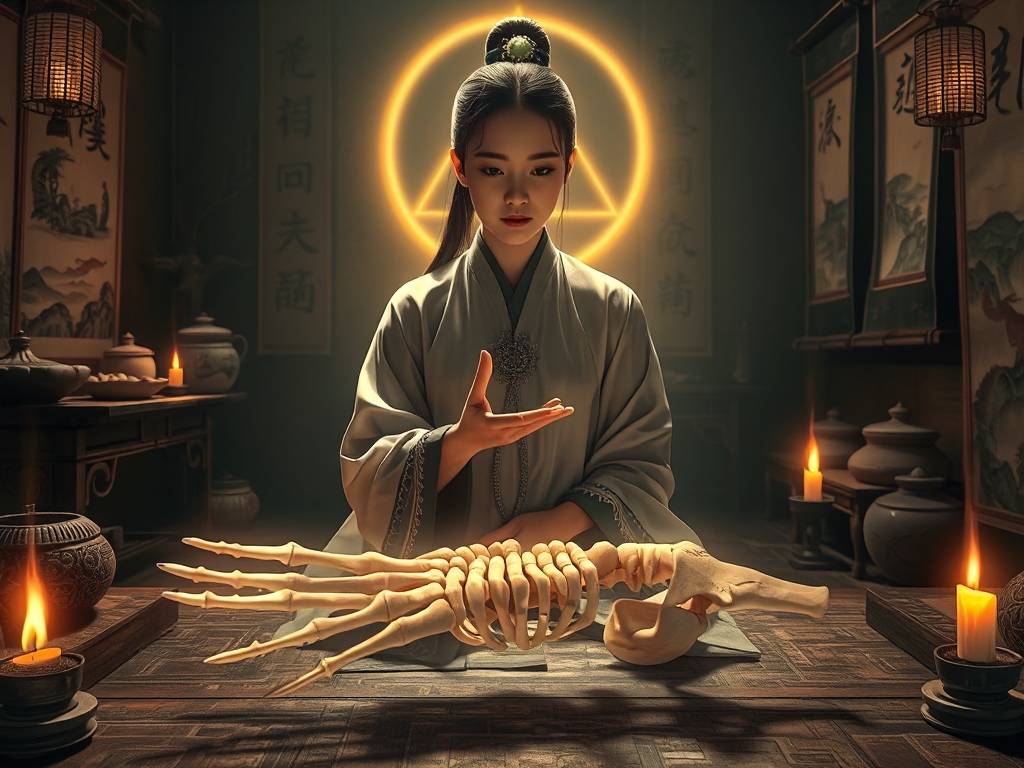 摸骨术，中国五术之摸骨术，摸骨决