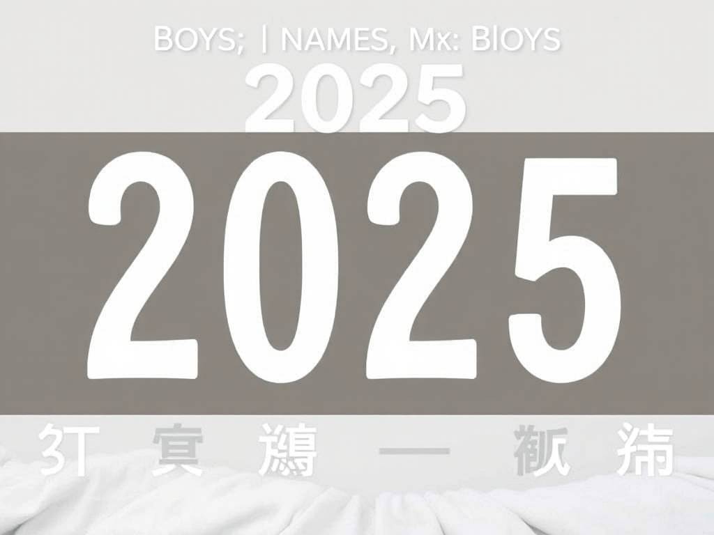 男孩取名大全2025