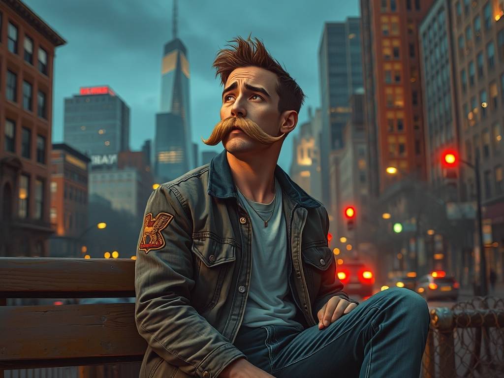 扫帚眉的男人对待感情