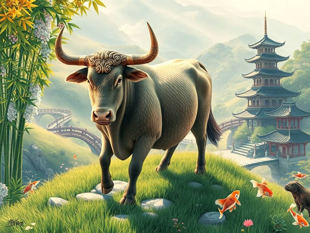 十二生肖丑牛