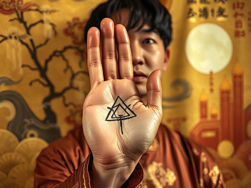 手相三角纹路 事业成就未来财运稳定上涨