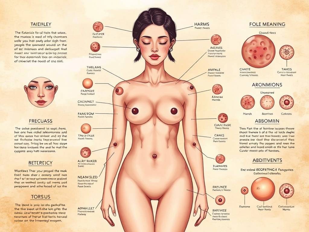 女人痣相图解大全 痣的部位和寓意分析