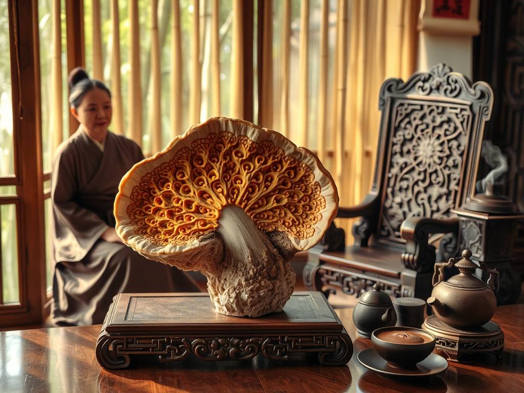 灵芝摆件风水