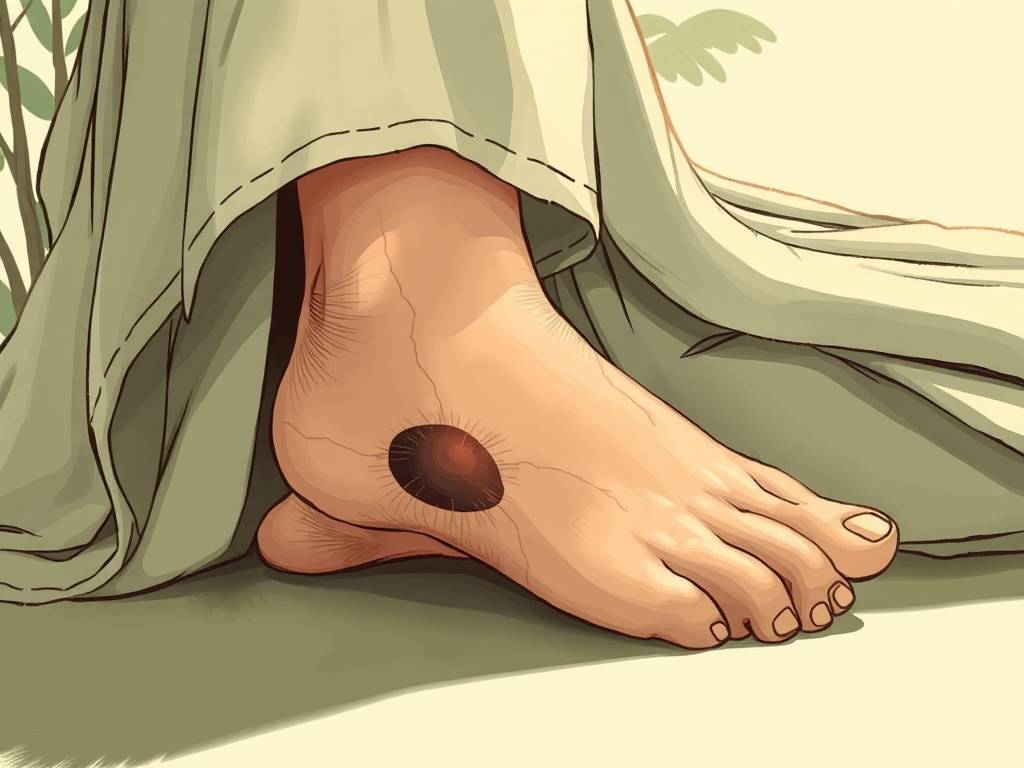 女人脚底板长痣的痣相图解 脚底有痣的女人命运就好吗