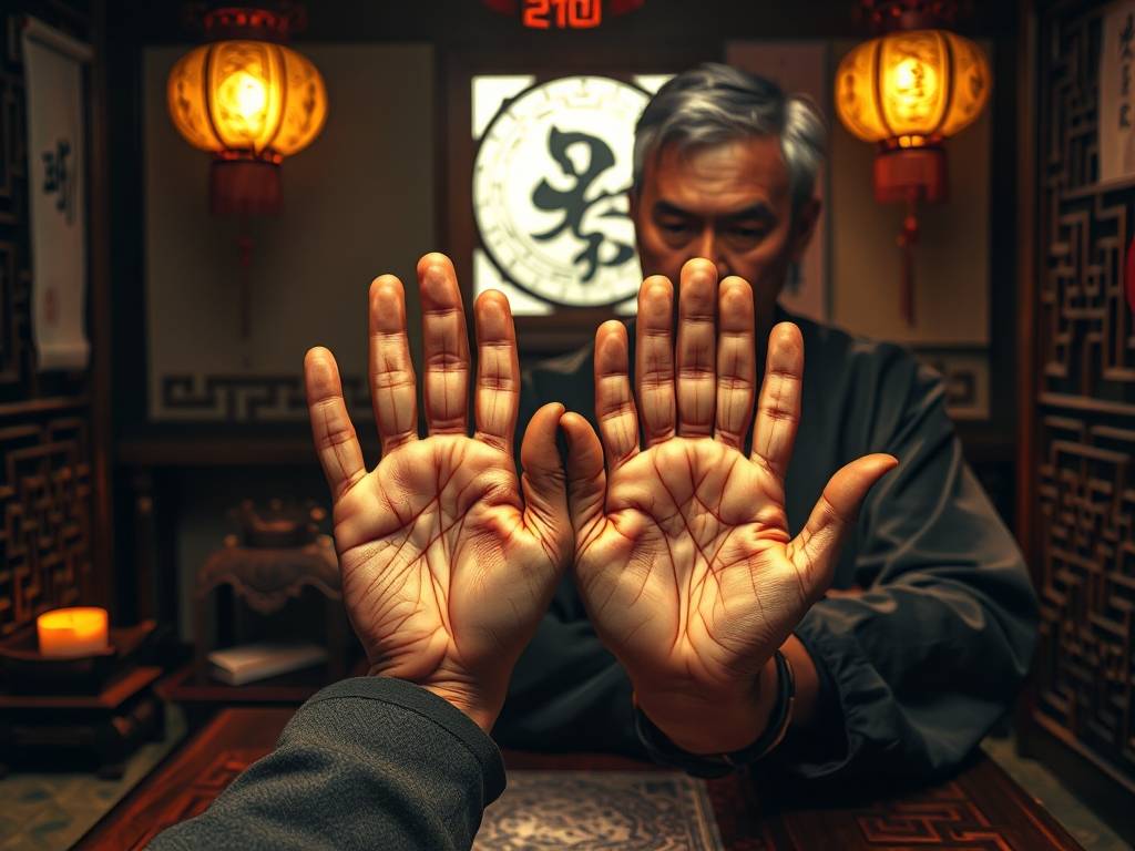 中医手相观五脏健康
