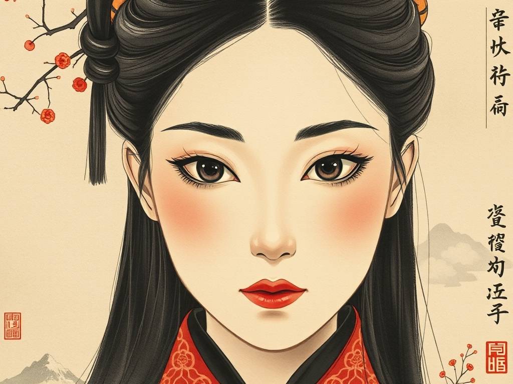 八字眼睛的女人面相 分析什么是八字眼