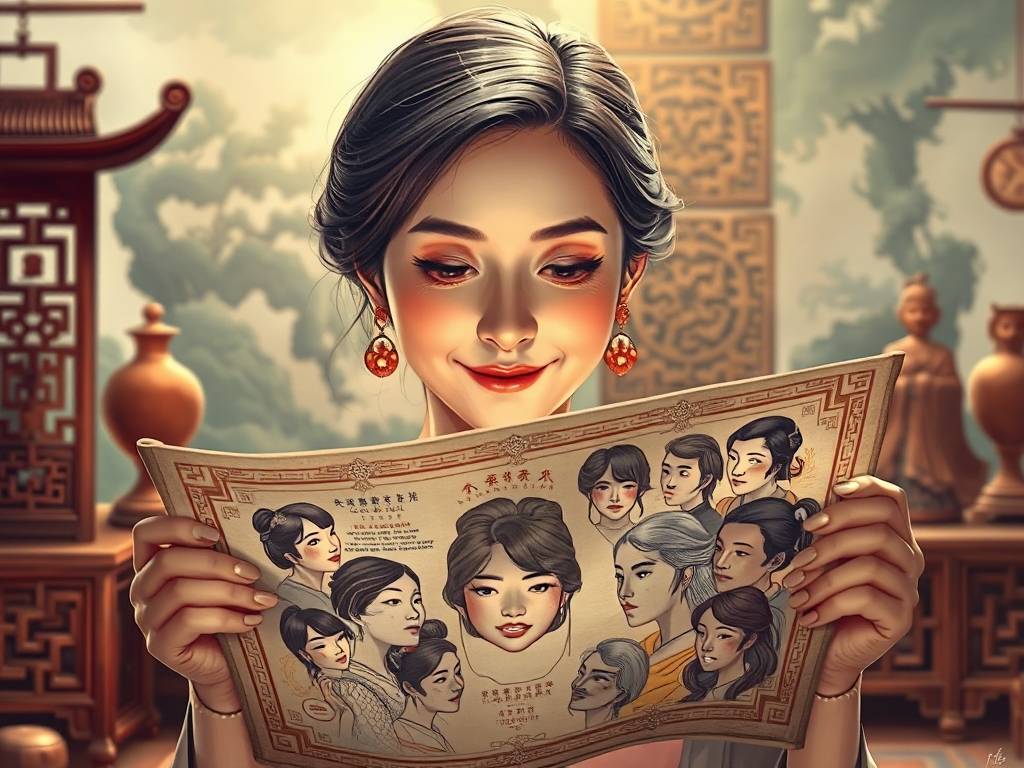 女人看面相大全图解法 财运上升夫妻恩爱